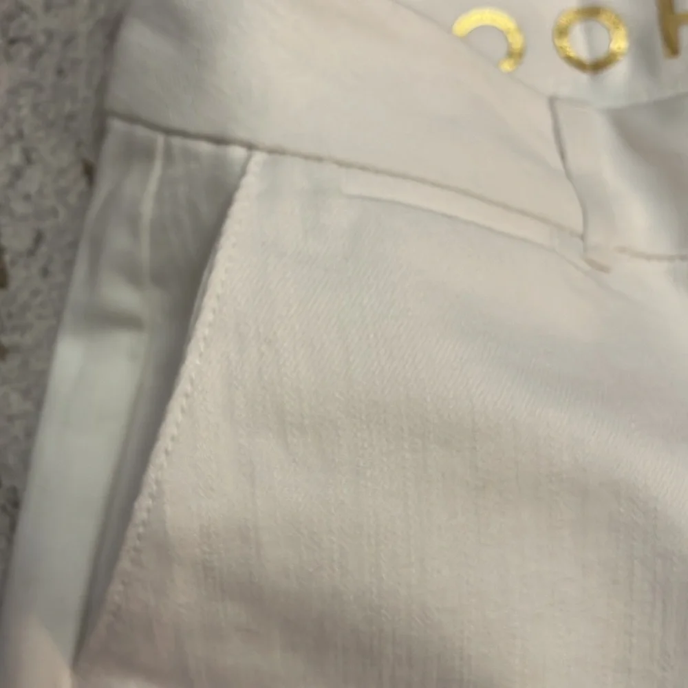 NWOT Kate Spade White Capri White Crisp Denim
